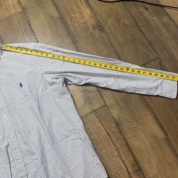 Polo Ralph Lauren Men’s Button Up Long Sleeve /Plaid Classic Fit Size XL - Picture 8 of 12